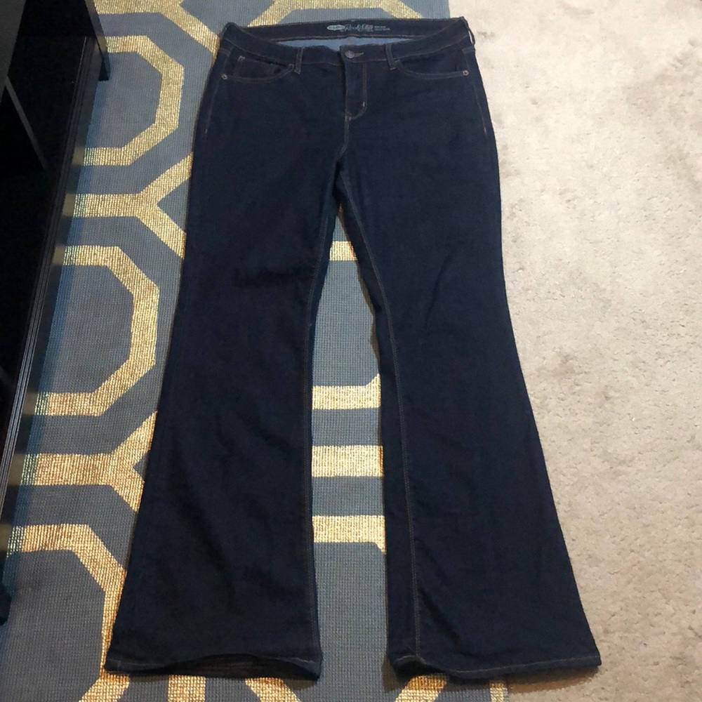 Old navy dark flare jeans ⚓️